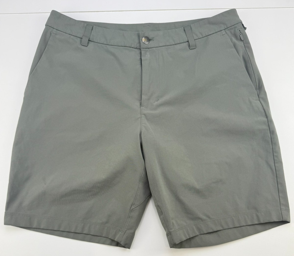 Lululemon Commission Shorts Mens 34 Grey Sage 9" Golf Chino LM7AWQ